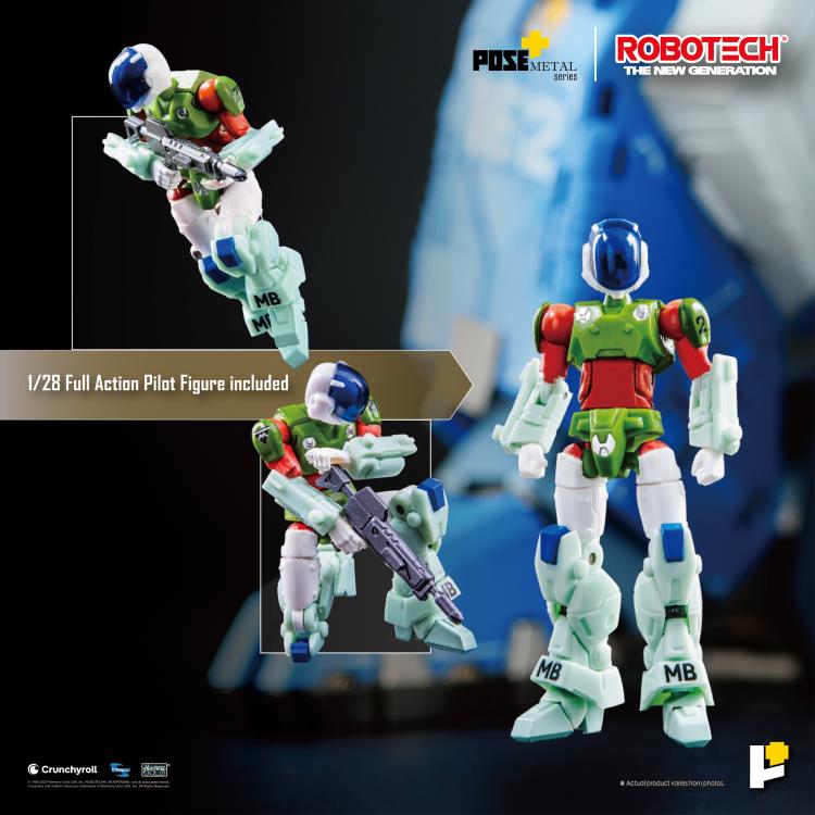 Robotech: The New Generation Pose+ Metal Series VAF-6C Combat Alpha Fighter 1/28 Scale Action Figure Gallery Image 10
