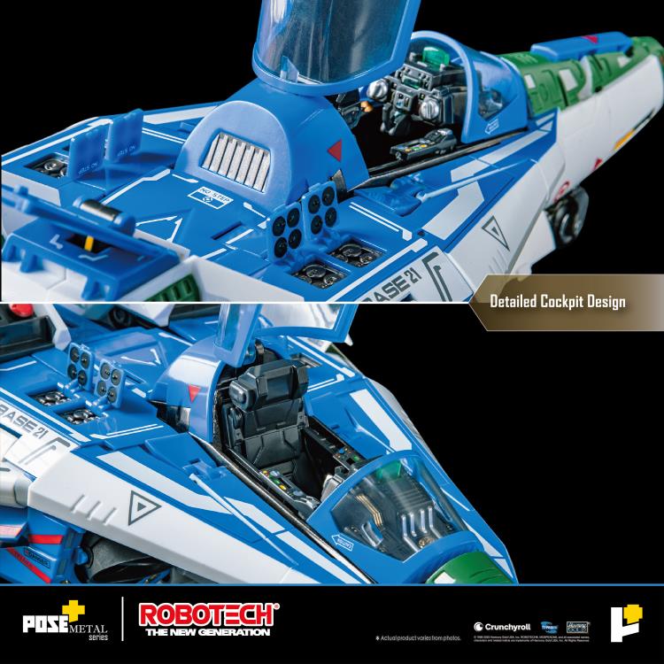 Robotech: The New Generation Pose+ Metal Series VAF-6C Combat Alpha Fighter 1/28 Scale Action Figure Gallery Image 8