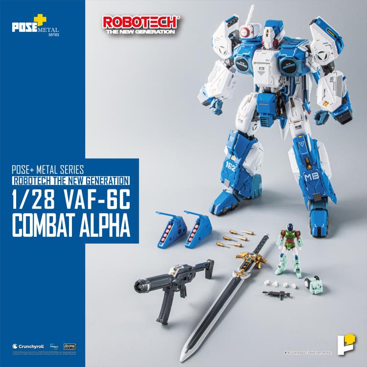 Robotech: The New Generation Pose+ Metal Series VAF-6C Combat Alpha Fighter 1/28 Scale Action Figure Gallery Image 19