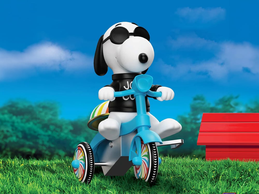Peanuts Super Cycle Joe Cool (Black with Blue Trike) SDCC 2025