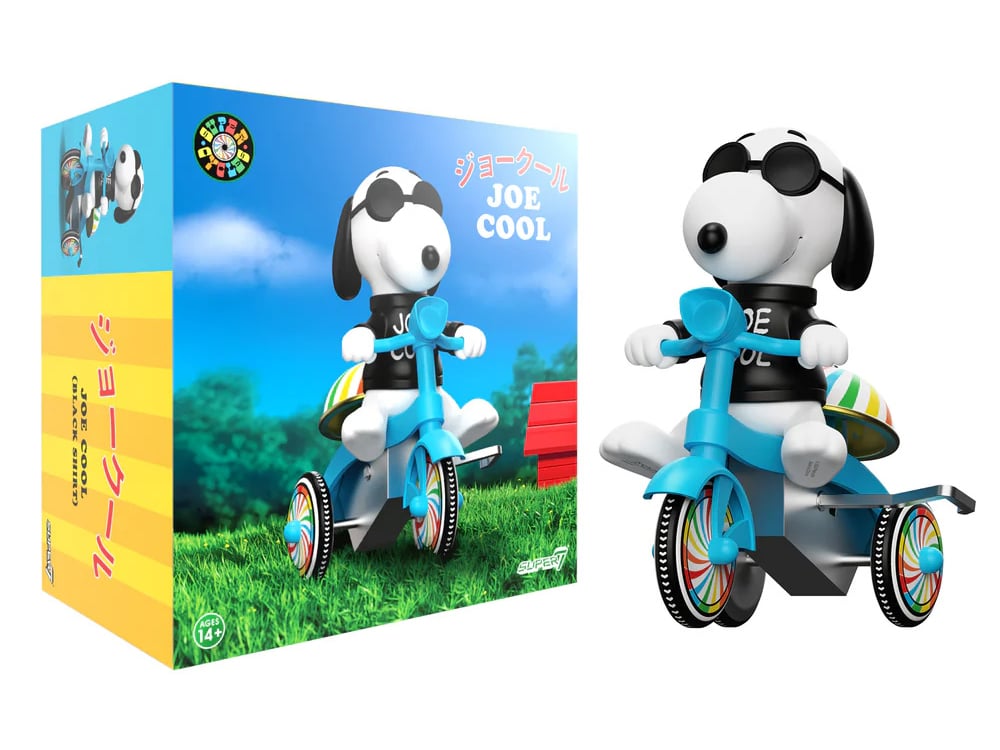 Peanuts Super Cycle Joe Cool (Black with Blue Trike) SDCC 2025
