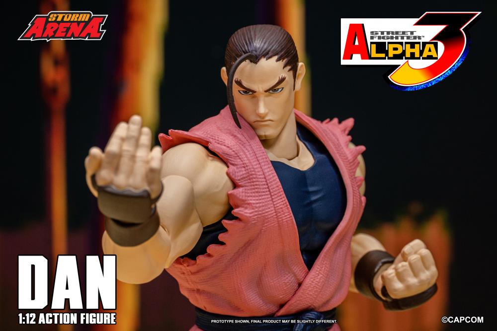 STORM COLLECTIBLES ARENAストリートファイター1/12ダン Street Fighter Alpha 3 Storm Arena Dan 1/12 Scale Action Figure