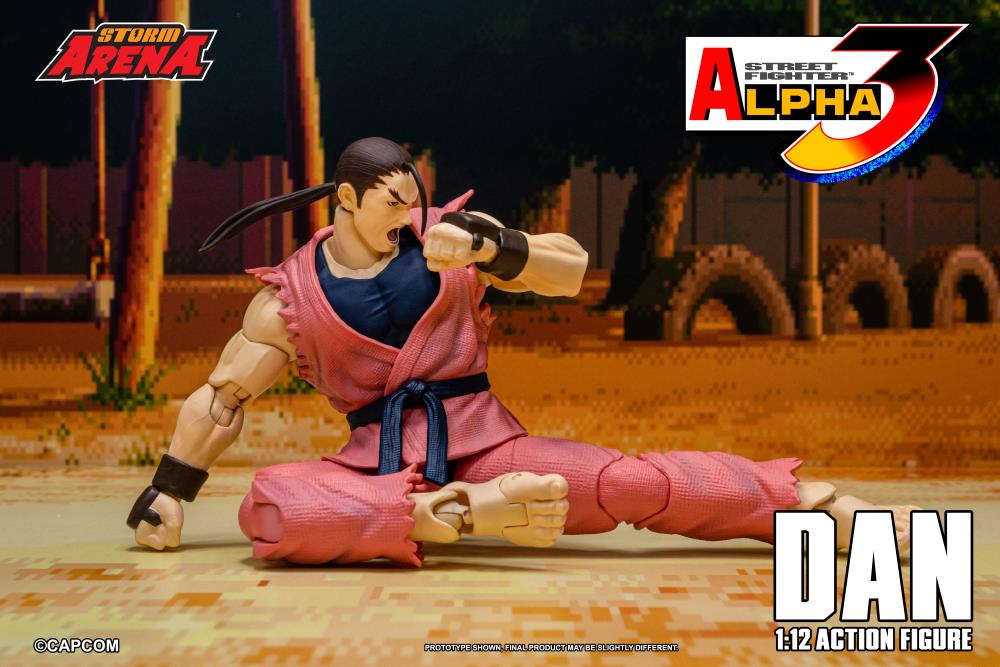 Street Fighter Alpha 3 Storm Arena Dan 1/12 Scale Action Figure