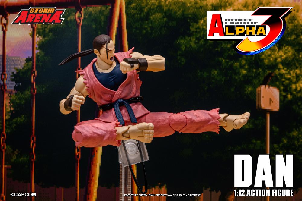 Street Fighter Alpha 3 Storm Arena Dan 1/12 Scale Action Figure