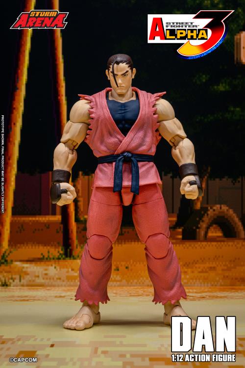 STORM COLLECTIBLES ARENAストリートファイター1/12ダン Street Fighter Alpha 3 Storm Arena Dan 1/12 Scale Action Figure