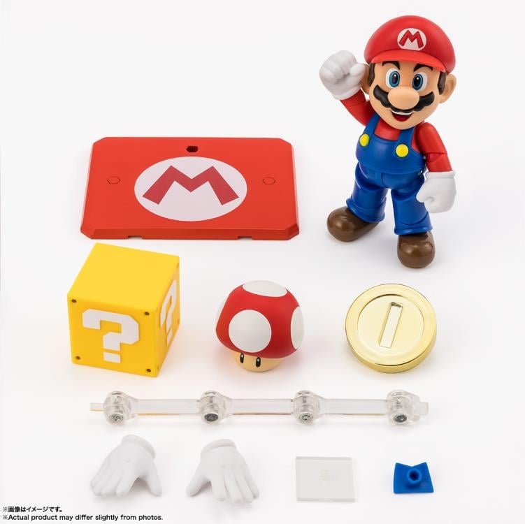 Super Mario S.H.Figuarts Mario Action Figure Gallery Image 7