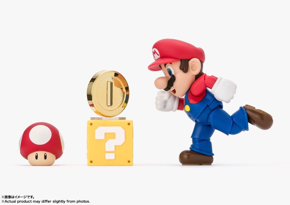 Super Mario S.H.Figuarts Mario Action Figure Gallery Image 6