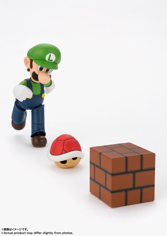 Super Mario S.H.Figuarts Luigi Action Figure Gallery Image 5