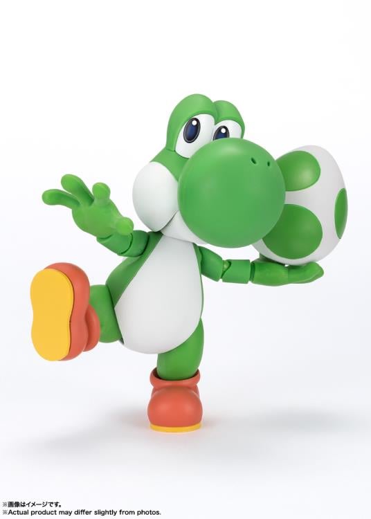 Super Mario S.H.Figuarts Yoshi Action Figure Gallery Image 4