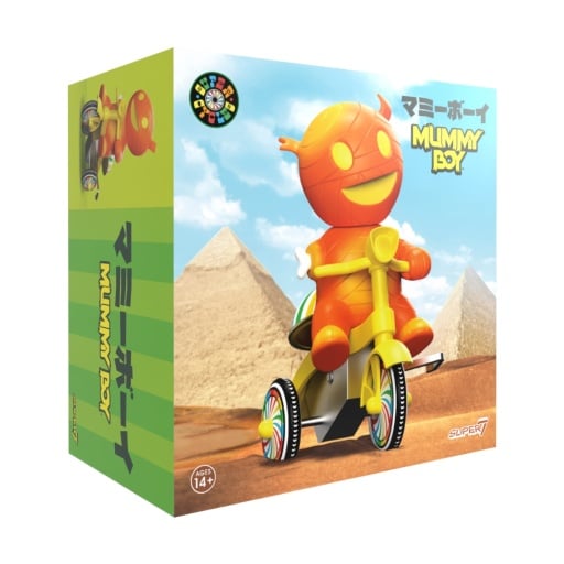 Super Cycles Mummy Boy (Orange with Yellow Trike) SDCC 2025 Exclusive Gallery Image 8