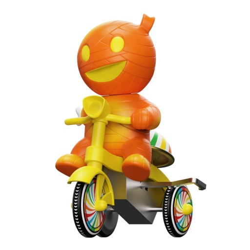 Super Cycles Mummy Boy (Orange with Yellow Trike) SDCC 2025 Exclusive Gallery Image 5