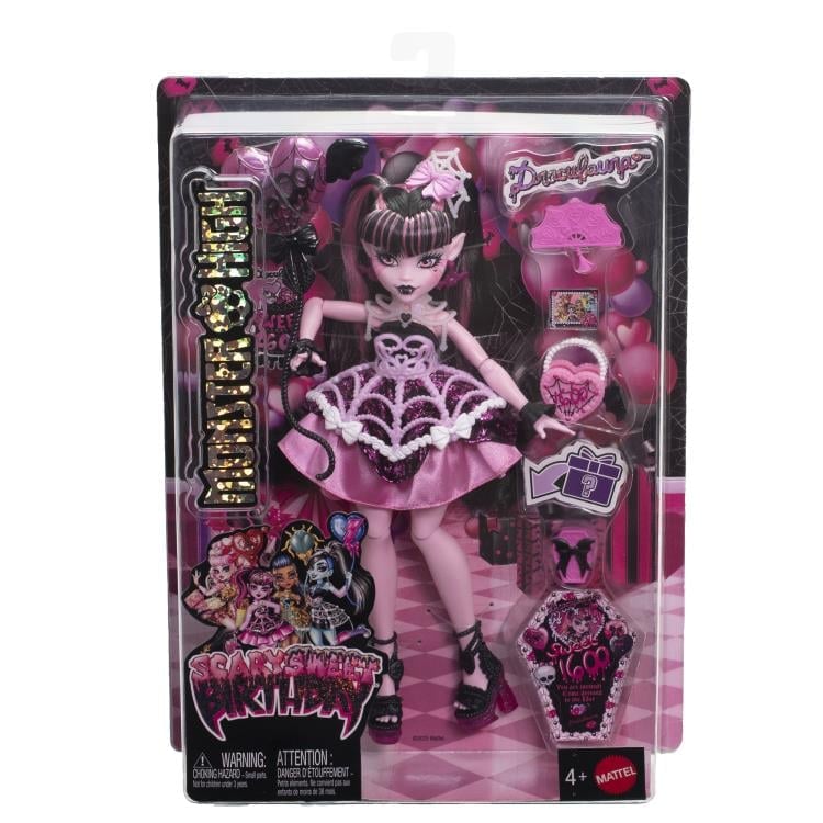 Monster High Scary Sweet Birthday Draculaura Doll Gallery Image 10