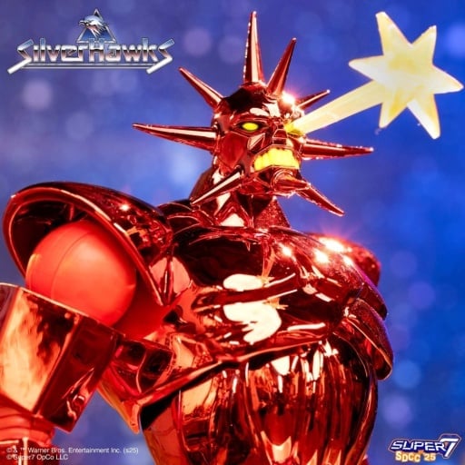 SilverHawks ULTIMATES! Mon*Star (Metallic Vac Metal Ver.) SDCC 2025 Exclusive Action Figure Gallery Image 4