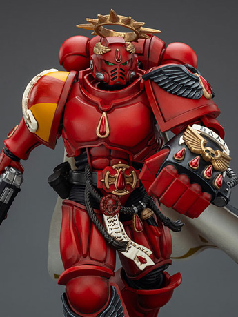 Warhammer 40K Blood Angels Captain with Inferno Pistol & Power Fist 1/18 Scale Action Figure Gallery Image 2