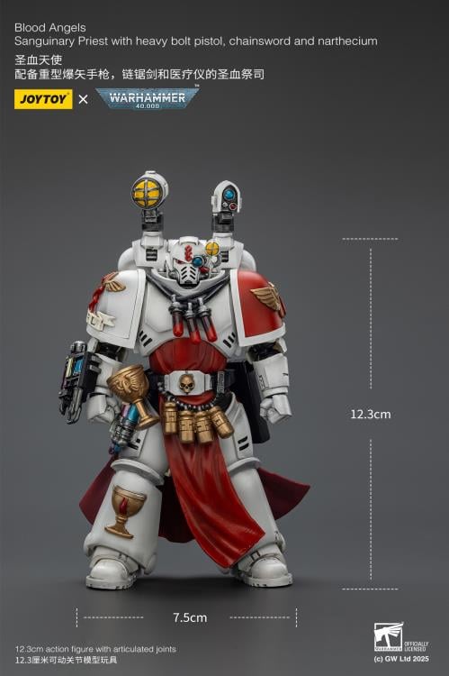 Warhammer 40K Blood Angels Sanguinary Priest 1/18 Scale Action Figure Gallery Image 11