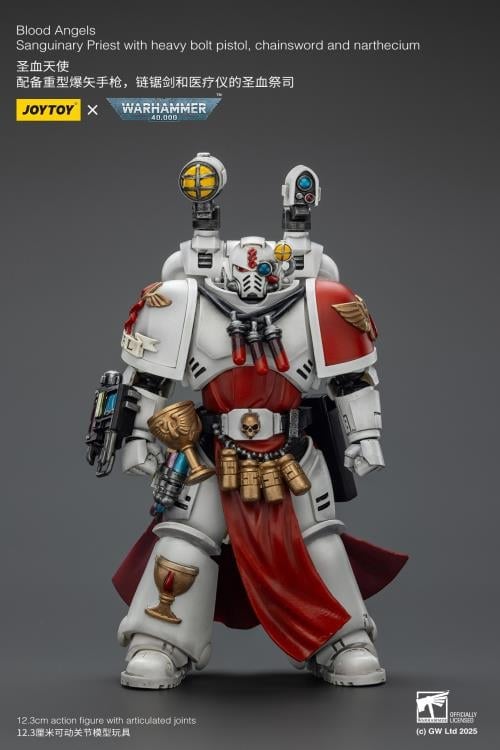 Warhammer 40K Blood Angels Sanguinary Priest 1/18 Scale Action Figure Gallery Image 6