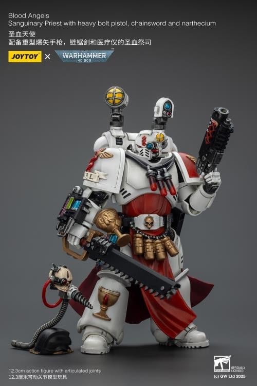 Warhammer 40K Blood Angels Sanguinary Priest 1/18 Scale Action Figure Gallery Image 7