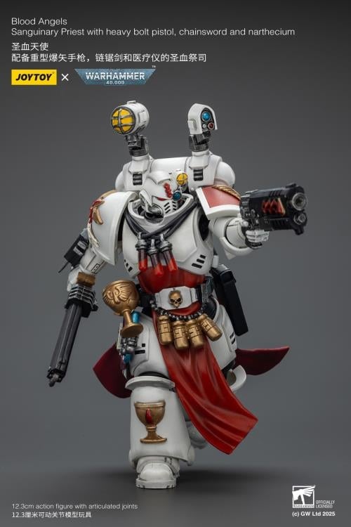 Warhammer 40K Blood Angels Sanguinary Priest 1/18 Scale Action Figure Gallery Image 5