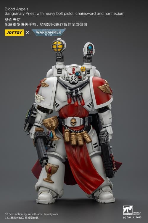 Warhammer 40K Blood Angels Sanguinary Priest 1/18 Scale Action Figure Gallery Image 8