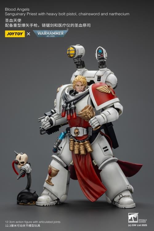 Warhammer 40K Blood Angels Sanguinary Priest 1/18 Scale Action Figure Gallery Image 9