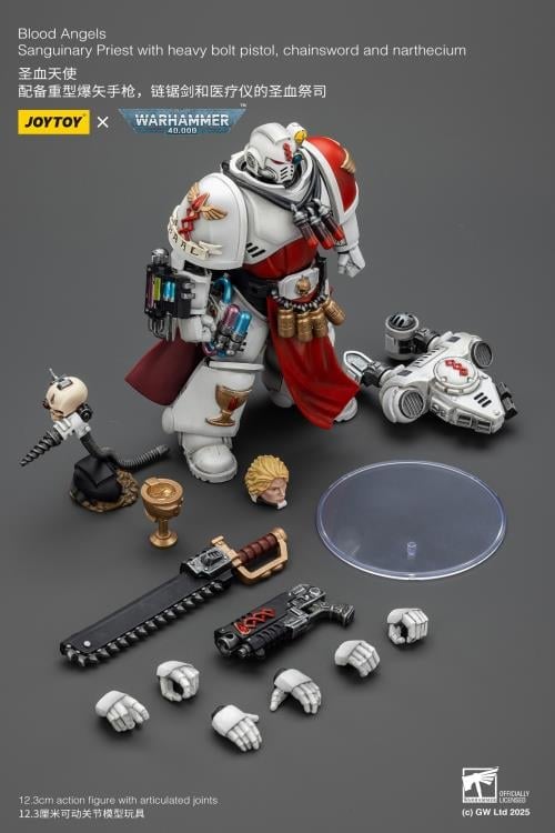 Warhammer 40K Blood Angels Sanguinary Priest 1/18 Scale Action Figure Gallery Image 12