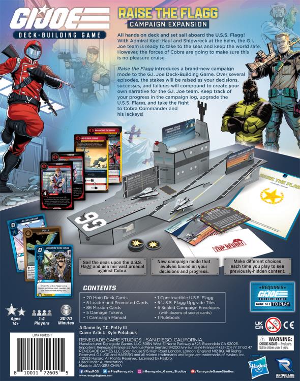 G.I. Joe Deck-Building Game Raise the Flagg Campaign Expansion Gallery Image 4