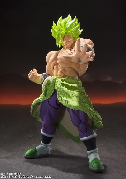 Dragon Ball Super: Broly S.H.Figuarts Super Saiyan Broly (Fullpower) Action Figure (Reissue) Gallery Image 6