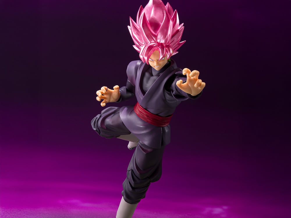 Dragon Ball Super S.H.Figuarts Goku Black (Super Saiyan Rose) Action Figure (2nd Reissue) Gallery Image 1