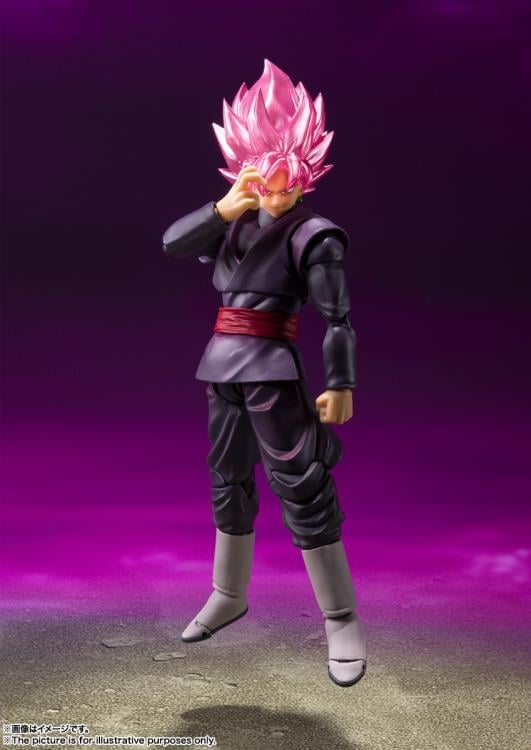Dragon Ball Super S.H.Figuarts Goku Black (Super Saiyan Rose) Action Figure (2nd Reissue) Gallery Image 4