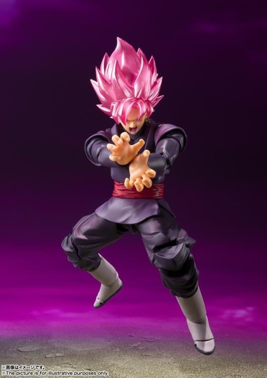 Dragon Ball Super S.H.Figuarts Goku Black (Super Saiyan Rose) Action Figure (2nd Reissue) Gallery Image 7