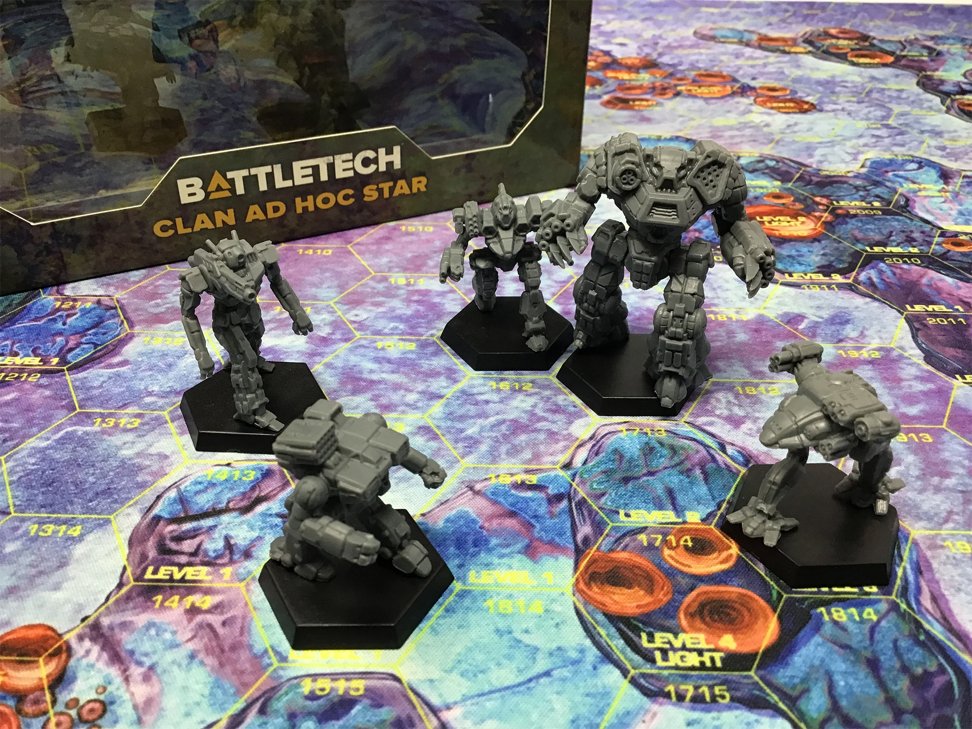 BattleTech Clan Ad Hoc Star Miniature ForcePack Gallery Image 3