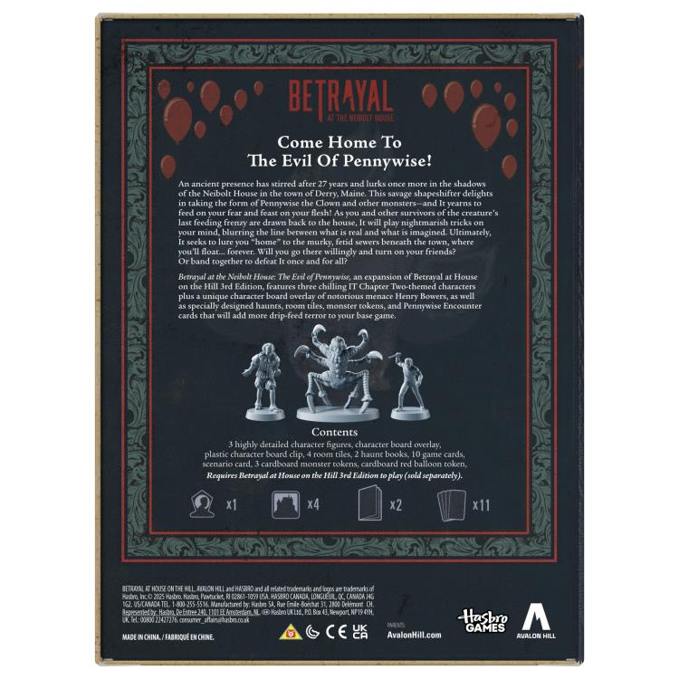 Betrayal At The Neibolt House: The Evil of Pennywise Expansion Pack Gallery Image 9