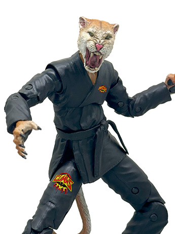 Zoo Jitsu Fighters Pounce the Puma (Black Gi) SDCC 2025 Exclusive Action Figure Gallery Image 2