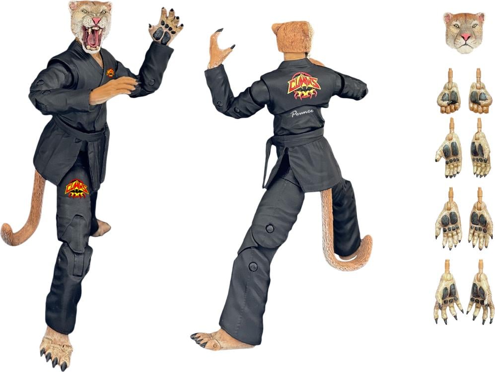Zoo Jitsu Fighters Pounce the Puma (Black Gi) SDCC 2025 Exclusive Action Figure Gallery Image 5