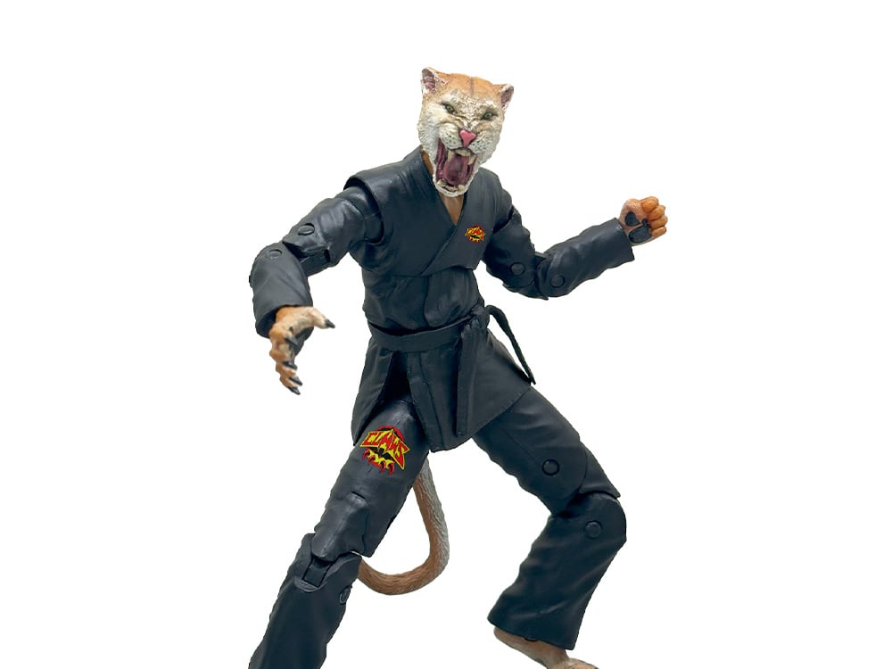 Zoo Jitsu Fighters Pounce the Puma (Black Gi) SDCC 2025 Exclusive Action Figure Gallery Image 1