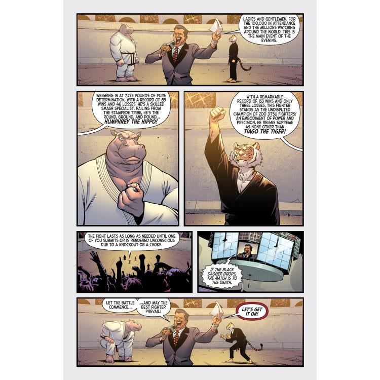 Zoo Jitsu Fighters SDCC 2025 Exclusive Graphic Novel (Tyler Kirkham Cover) Gallery Image 5