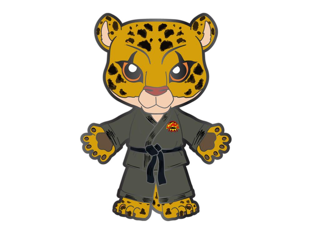 Zoo Jitsu Fighters Jairo the Jaguar SDCC 2025 Exclusive Enamel Pin Gallery Image 3