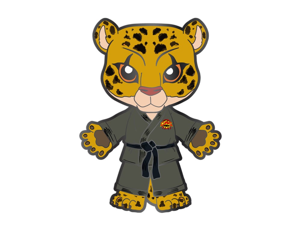 Zoo Jitsu Fighters Jairo the Jaguar SDCC 2025 Exclusive Enamel Pin Gallery Image 1