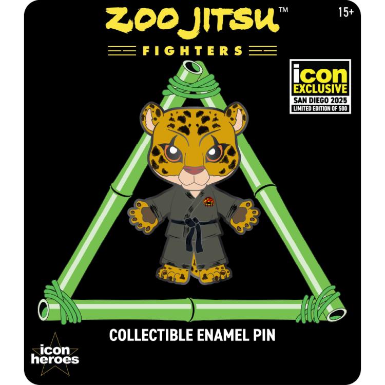 Zoo Jitsu Fighters Jairo the Jaguar SDCC 2025 Exclusive Enamel Pin Gallery Image 4