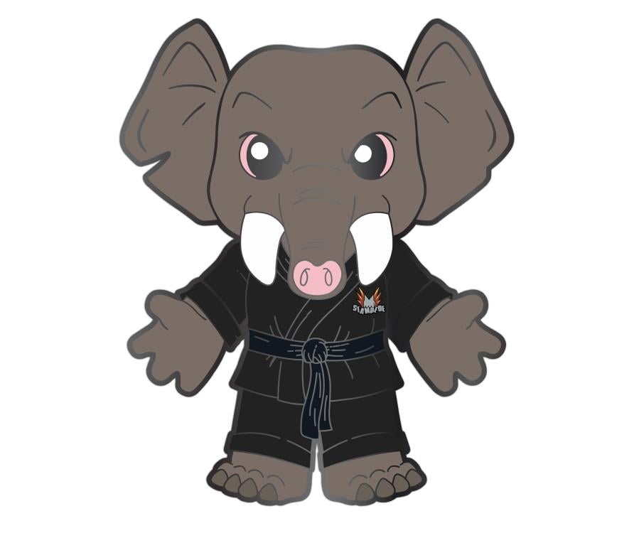 Zoo Jitsu Fighters Ekko the Elephant SDCC 2025 Exclusive Enamel Pin Gallery Image 3