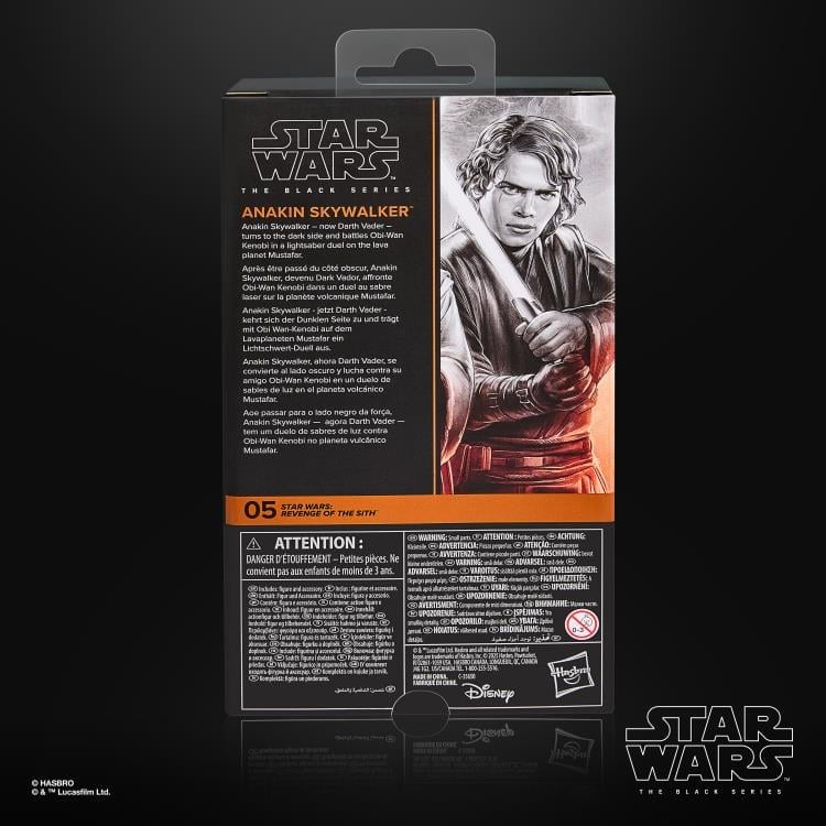 Star Wars: The Black Series Anakin Skywalker (Revenge of the Sith) Action Figure Gallery Image 12