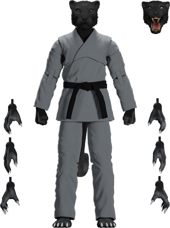 Zoo Jitsu Fighters Paulo the Panther (Gray Gi) Action Figure Gallery Image 3