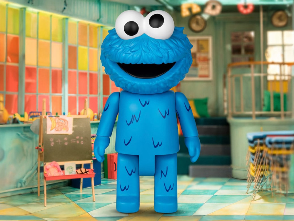 Sesame Street Syaking-Bang!! Cookie Monster Vinyl Piggy Bank Gallery Image 1