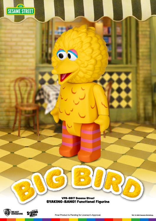 Sesame Street Syaking-Bang!! Big Bird Vinyl Piggy Bank Gallery Image 4