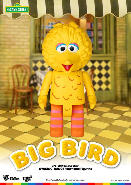 Sesame Street Syaking-Bang!! Big Bird Vinyl Piggy Bank Gallery Image 3