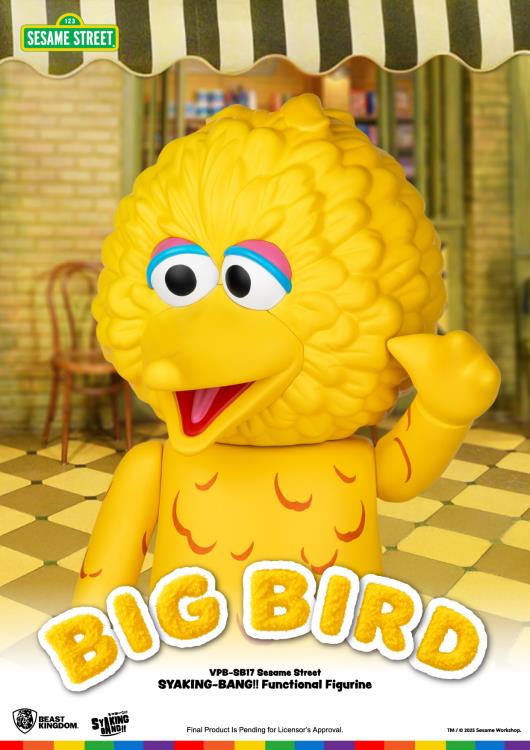 Sesame Street Syaking-Bang!! Big Bird Vinyl Piggy Bank Gallery Image 6