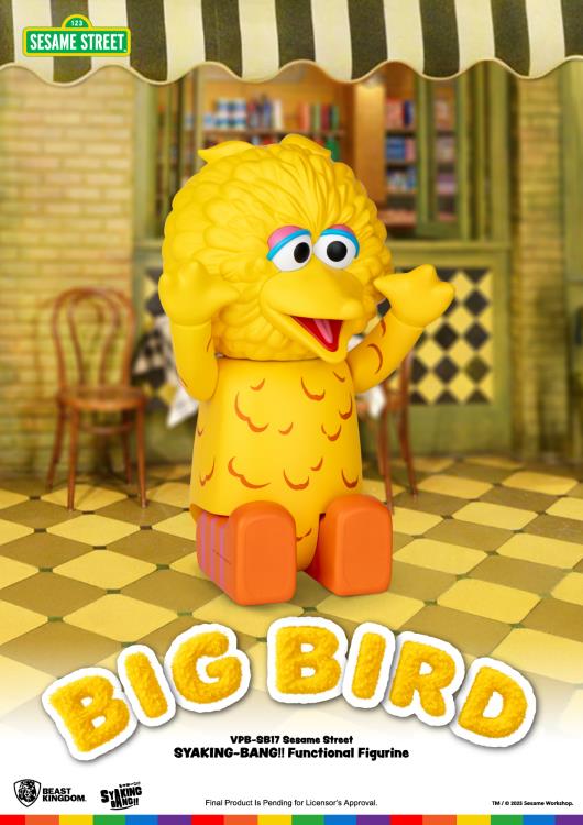 Sesame Street Syaking-Bang!! Big Bird Vinyl Piggy Bank Gallery Image 5