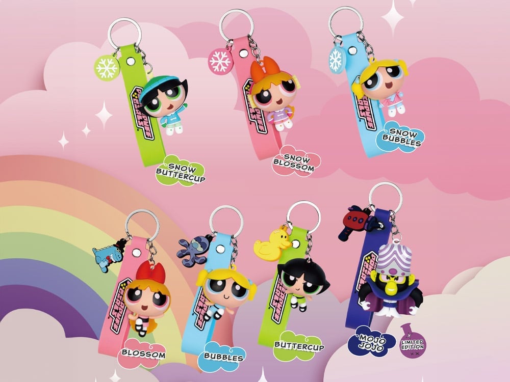 The Powerpuff Girls KC-018 Dream Delights Boxed Set of 6 Keychains Gallery Image 1