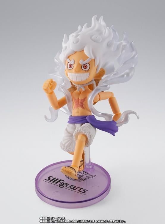 One Piece S.H.Figuarts x World Collectable Figure Monkey D. Luffy (Gear 5 Ver.) Exclusive Action Figure Gallery Image 5