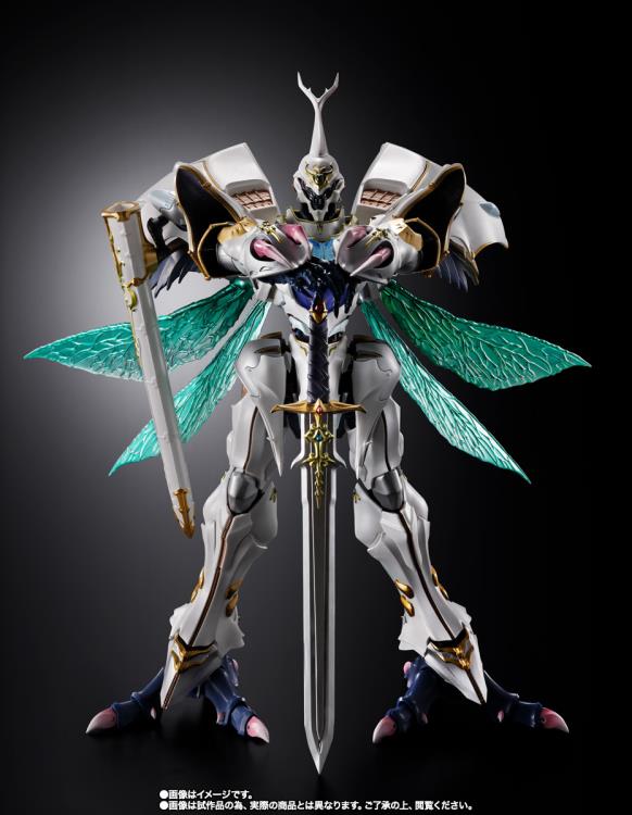 Aura Battler Dunbine Metal Build Dragon Scale Sirbine (White